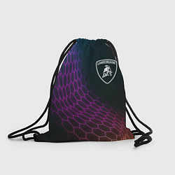 Мешок для обуви Lamborghini neon hexagon