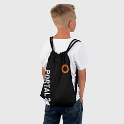 Рюкзак-мешок Portal logo brend, цвет: 3D-принт — фото 2