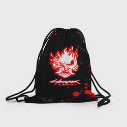 Рюкзак-мешок Samurai flame logo, цвет: 3D-принт