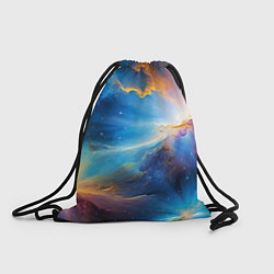 Рюкзак-мешок Космический пейзаж - галактики, цвет: 3D-принт
