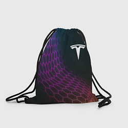 Мешок для обуви Tesla neon hexagon