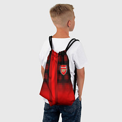 Рюкзак-мешок Arsenal fc sport geometry steel, цвет: 3D-принт — фото 2