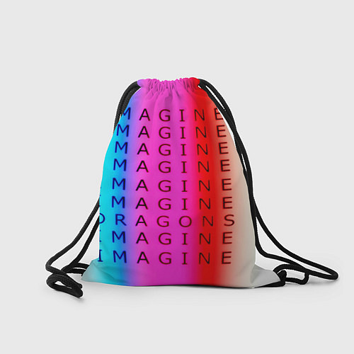 Мешок для обуви Imagine Dragons neon rock / 3D-принт – фото 2