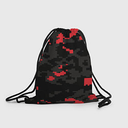 Рюкзак-мешок Камуфляжная текстура милитари, цвет: 3D-принт
