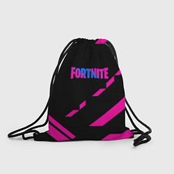 Рюкзак-мешок Fortnite geometry pink, цвет: 3D-принт