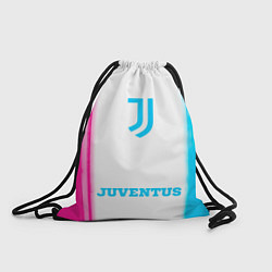 Рюкзак-мешок Juventus neon gradient style по-центру, цвет: 3D-принт