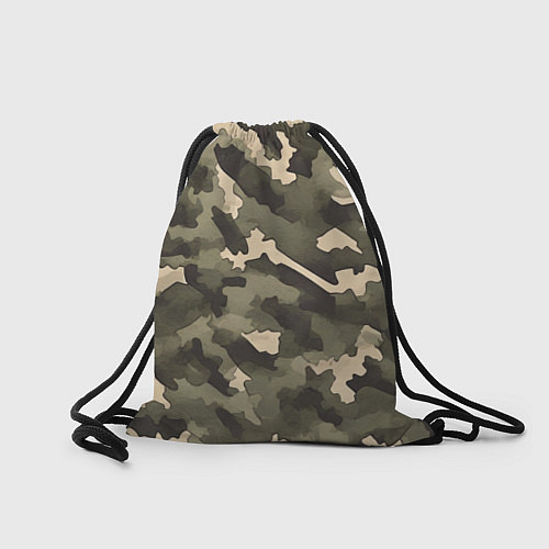 Мешок для обуви Армейский камуфляж песчаный / 3D-принт – фото 2