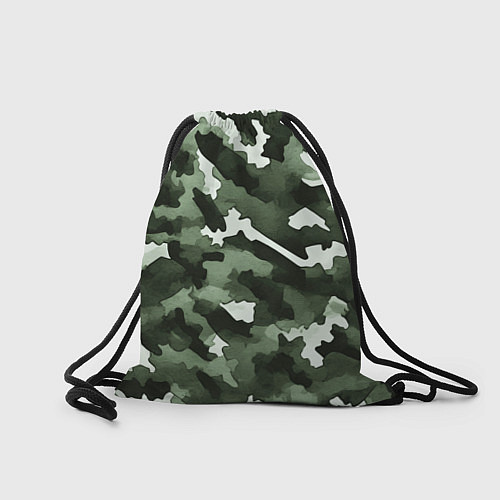 Мешок для обуви Армейский зелёный камуфляж / 3D-принт – фото 2