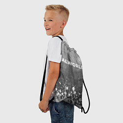 Рюкзак-мешок Palworld - grey gradient посередине, цвет: 3D-принт — фото 2