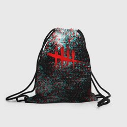 Мешок для обуви Dead by daylight краски глитч