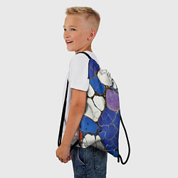 Рюкзак-мешок Потрескавшаяся плитка, цвет: 3D-принт — фото 2