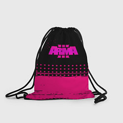 Мешок для обуви ARMA розовая геометрия