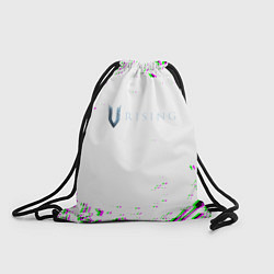 Рюкзак-мешок Vrising глитч краски, цвет: 3D-принт