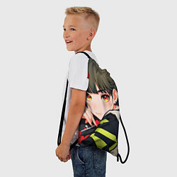 Рюкзак-мешок Манга портрет, цвет: 3D-принт — фото 2
