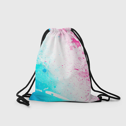 Мешок для обуви Monaco neon gradient style по-центру / 3D-принт – фото 2