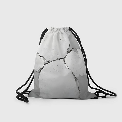 Мешок для обуви Растрескавшийся бетон / 3D-принт – фото 2