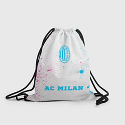 Рюкзак-мешок AC Milan neon gradient style по-центру, цвет: 3D-принт