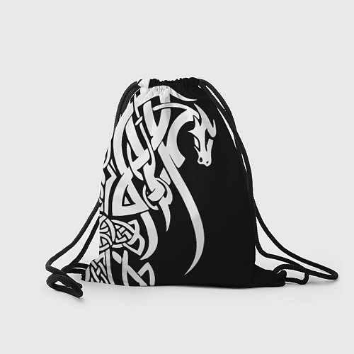 Мешок для обуви Языческий кельтский орнамент тату / 3D-принт – фото 2