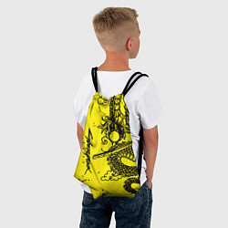 Рюкзак-мешок Syberpunk dragon tatoo, цвет: 3D-принт — фото 2