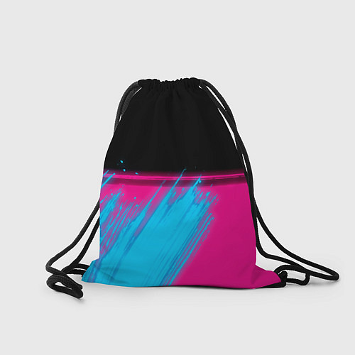 Мешок для обуви Stumble Guys - neon gradient посередине / 3D-принт – фото 2