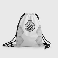 Рюкзак-мешок Club Brugge white poly, цвет: 3D-принт