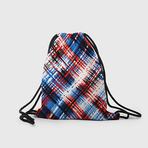 Мешок для обуви Мелкая косая клетка / 3D-принт – фото 2