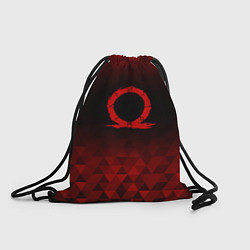 Мешок для обуви God of War red poly