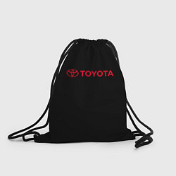 Рюкзак-мешок Toyota red logo auto, цвет: 3D-принт