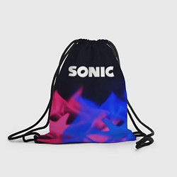 Рюкзак-мешок Sonic neon flame, цвет: 3D-принт