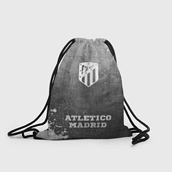 Рюкзак-мешок Atletico Madrid - grey gradient по-центру, цвет: 3D-принт