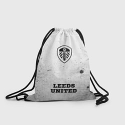 Рюкзак-мешок Leeds United - white gradient по-центру, цвет: 3D-принт