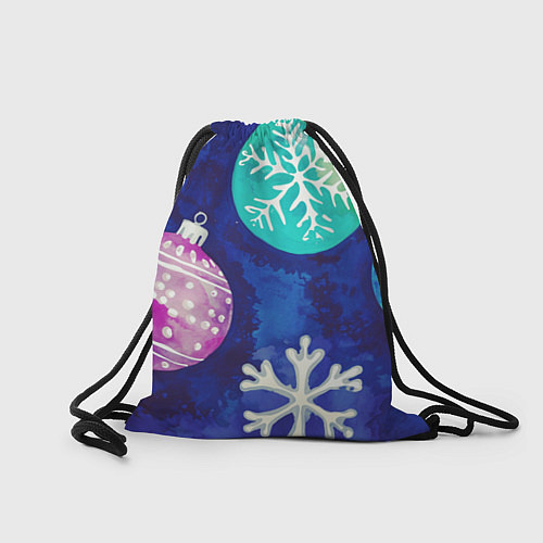 Мешок для обуви Новогодний узор / 3D-принт – фото 2