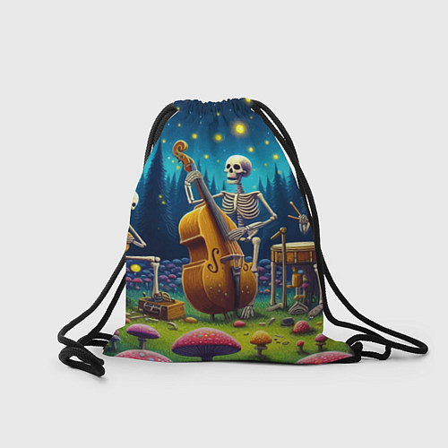 Мешок для обуви Ансамбль черепов даёт концерт под луной / 3D-принт – фото 2