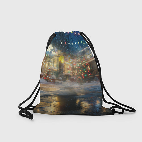 Мешок для обуви Новогодний Пикачу / 3D-принт – фото 2