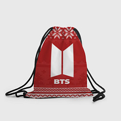 Мешок для обуви Новогодний BTS