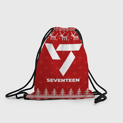Мешок для обуви Новогодний Seventeen с оленями