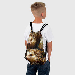 Рюкзак-мешок Ежи, цвет: 3D-принт — фото 2