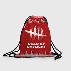 Мешок для обуви Новогодний Dead by Daylight с оленями