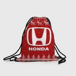 Мешок для обуви Новогодний Honda с оленями