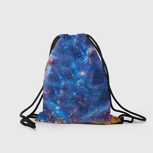 Мешок для обуви Петух в космосе / 3D-принт – фото 2