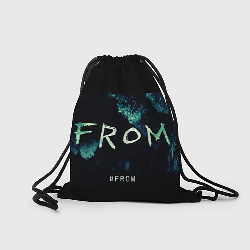 Мешок для обуви Извне на фоне леса / 3D-принт – фото 2