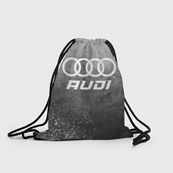 Рюкзак-мешок Audi - grey gradient, цвет: 3D-принт