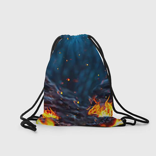 Мешок для обуви Песец в огне / 3D-принт – фото 2