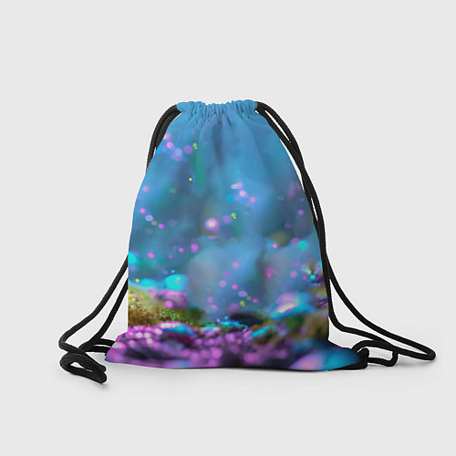 Мешок для обуви Ёжики в сказаочном лесу / 3D-принт – фото 2