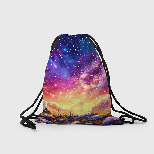 Мешок для обуви Лось и звездное небо / 3D-принт – фото 2