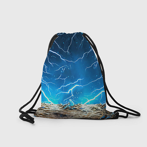 Мешок для обуви Мамонт и разряды молний / 3D-принт – фото 2