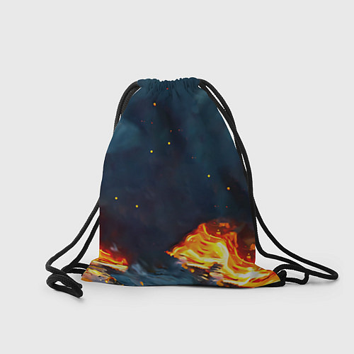 Мешок для обуви Выдра в огне / 3D-принт – фото 2