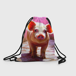 Мешок для обуви Поросенок в розовом