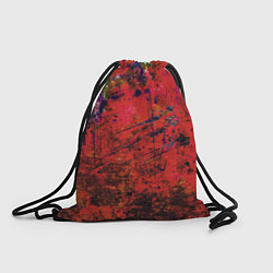 Мешок для обуви Абстракция - dark red grunge