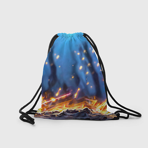 Мешок для обуви Росомаха в искрах / 3D-принт – фото 2